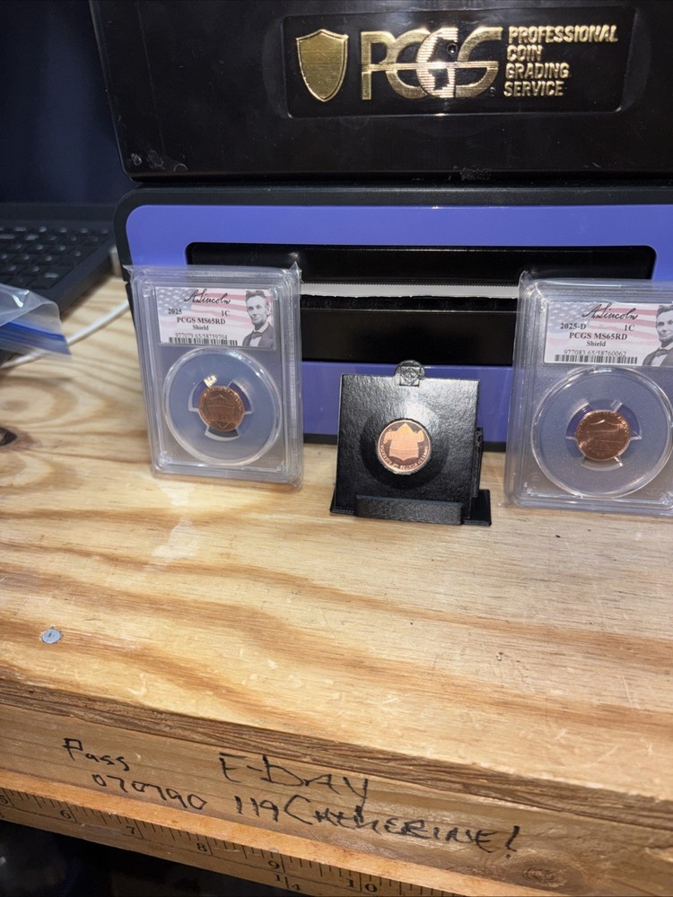 2025 P S &D SHIELD CENT UNCIRCULATED Complete Set Penny Last Year
