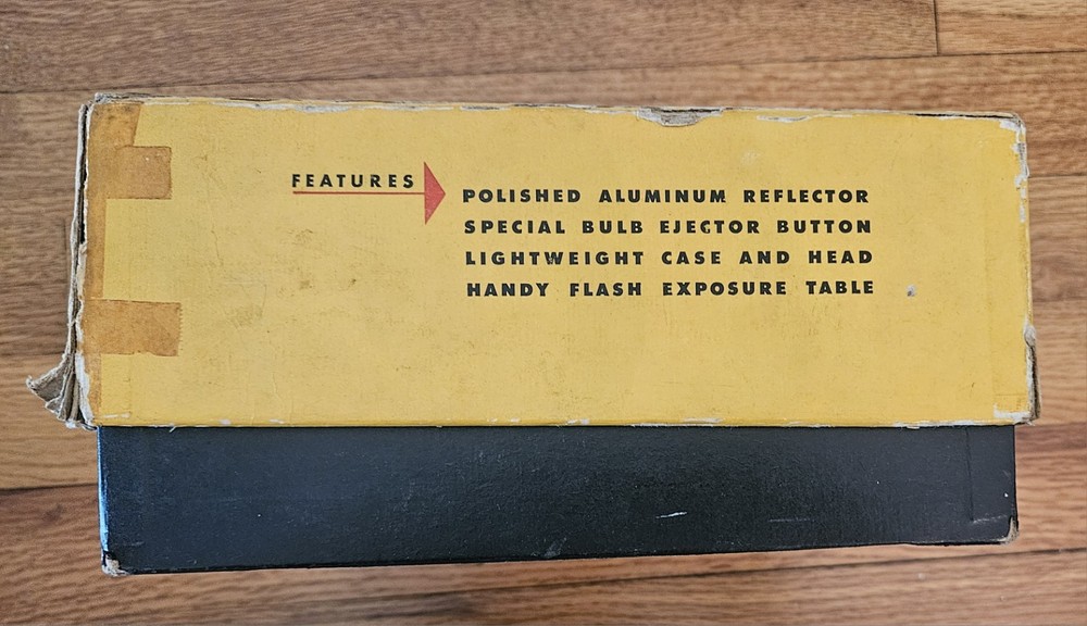 Kodak Flasholder Model B With Flash Guard And Bracket With Box