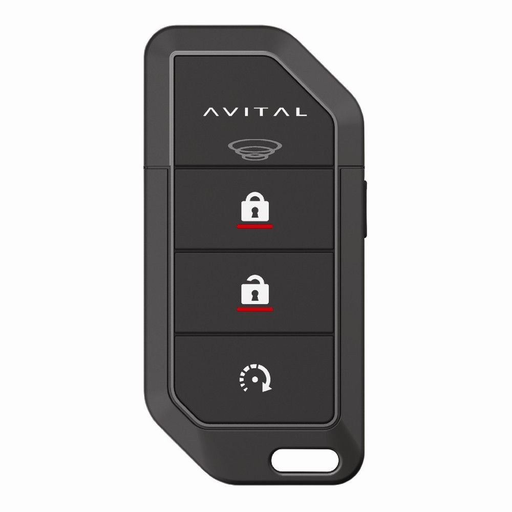 Avital 7147L Replacement Remote 1-Way 4 Button Blue LED Transmitter