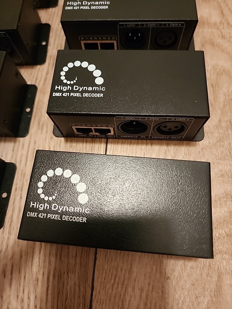 14x High Dynamic DMX 421 Pixel Decoder | DMX512 to SPI LED Controller | 5V-24V