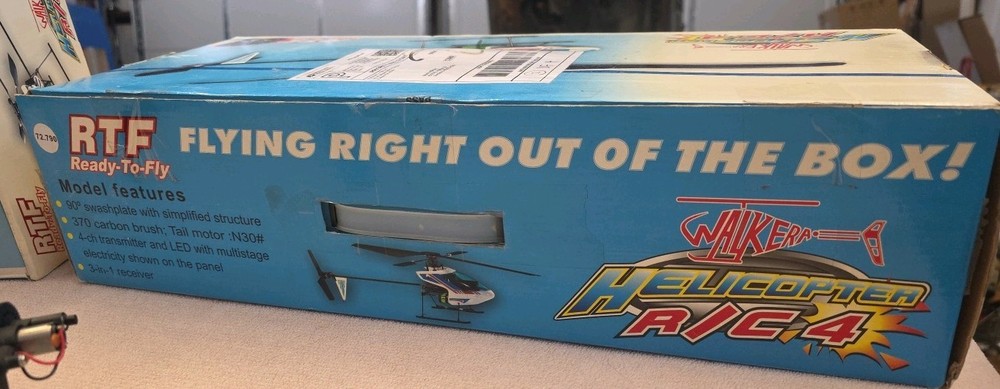 Walkera R/C 4 helicopter 4 channel rtf bundle