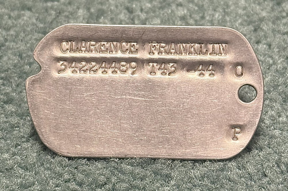 Original WWII US Army Dog Tag T-43 44