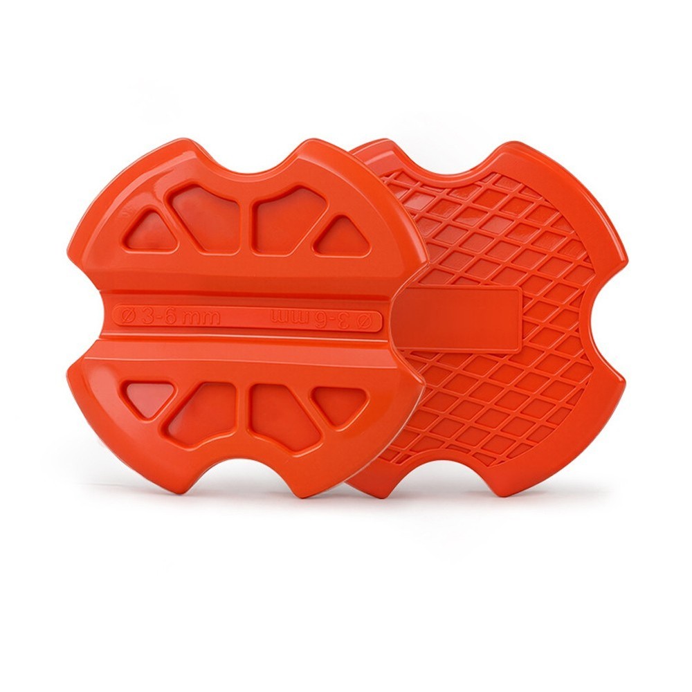 2pcs Electrician Wire Pulling Tool Rubber Holder Wire Drawing Antislip Grip