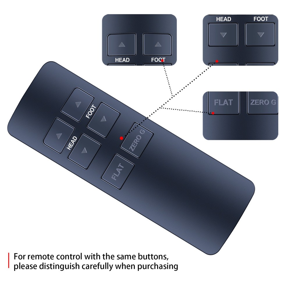 For Serta Motion iSeries,Motion Essentials III Adjustable Beds Remote Control