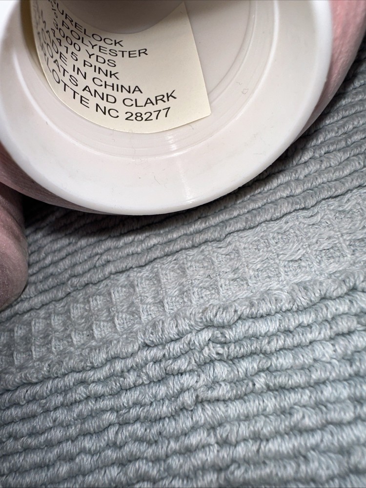 Coats Surelock 6 Spools 4415 Pink Polyester Thread, Multi-purpose, 3000 Yds