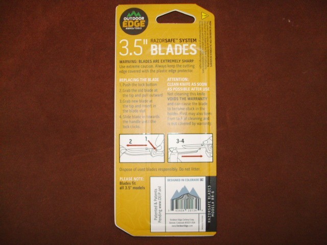 REPLACEMENT BLADES FOR OUTDOOR EDGE FOLDING KNIFE