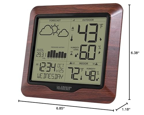 308-1417BL Backlight Wireless Forecast Station with Pressure
