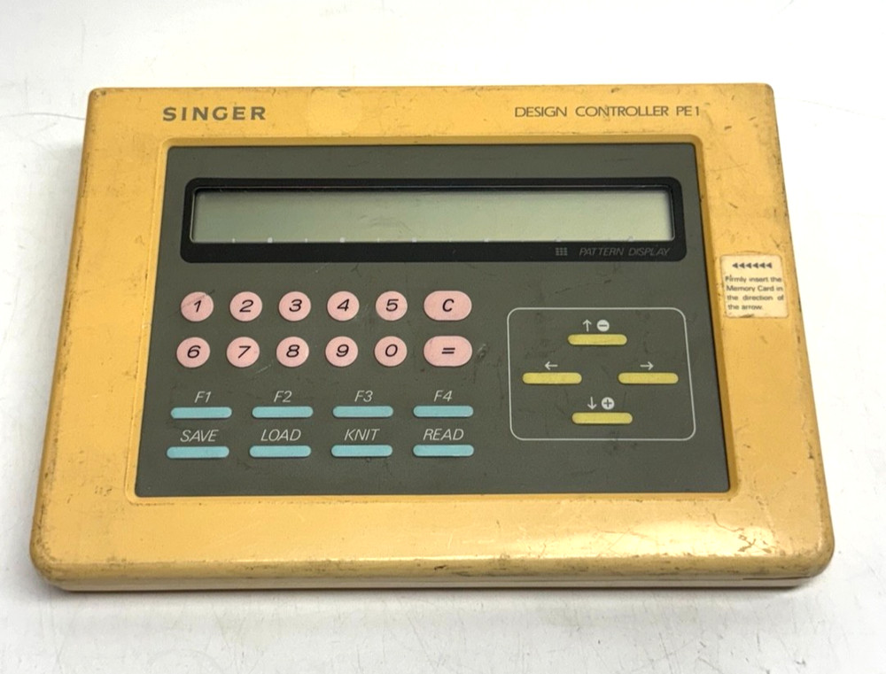 VTG Silver Reed knitting machine design controller unit PE1 (No Cord/ Untested)
