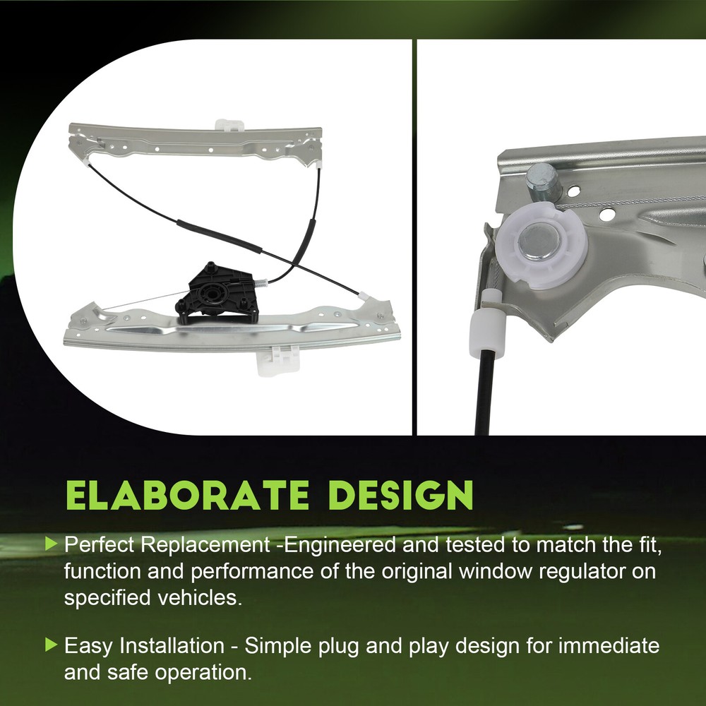 For 2011-2014 Chrysler 200 Front Right Side Window Regulator without Motor