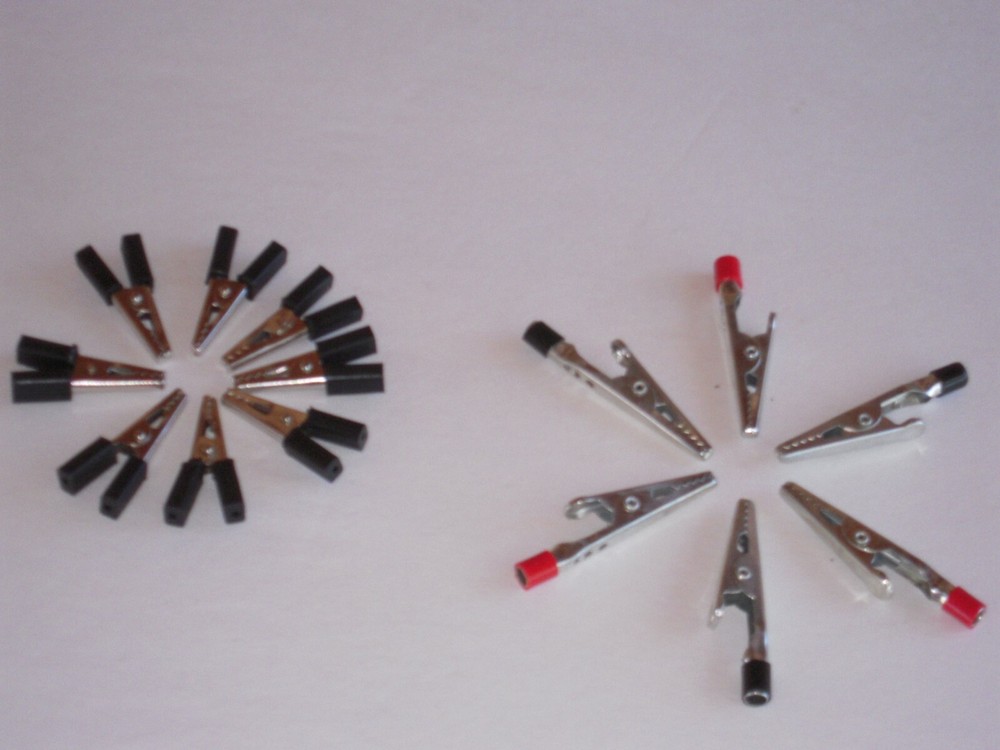 Miniature Alligator Clips --- (2) Sizes To Choose From