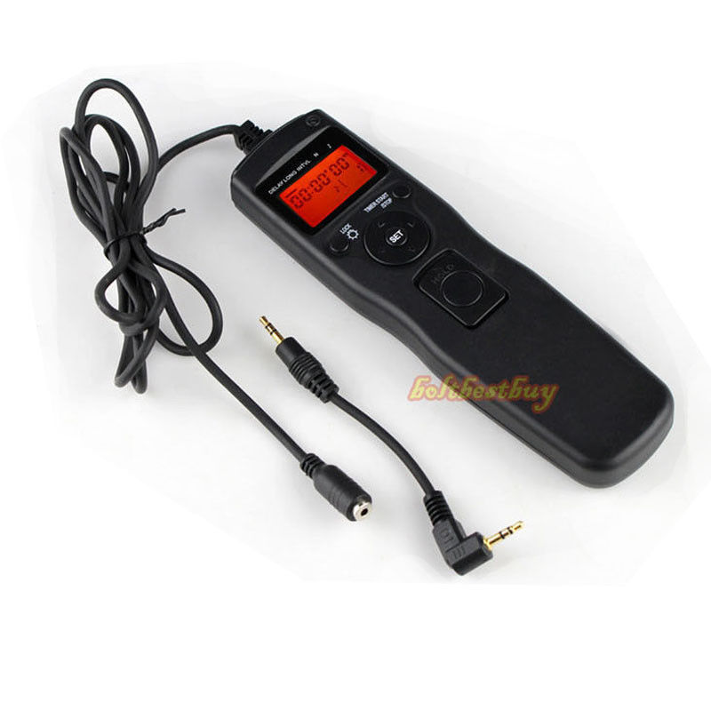 Timer Remote Control Shutter Release for Canon EOS 650D 600D 60D Rebel T4i T3i