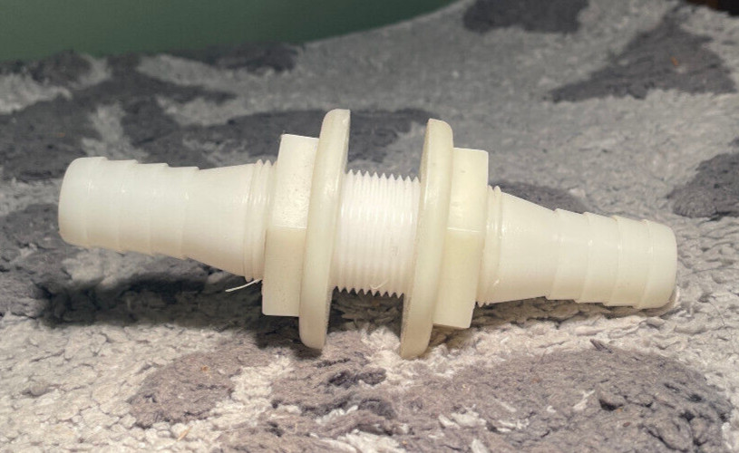 Double-End Thru-Hull Connector Fitting 3/4" 3878-3