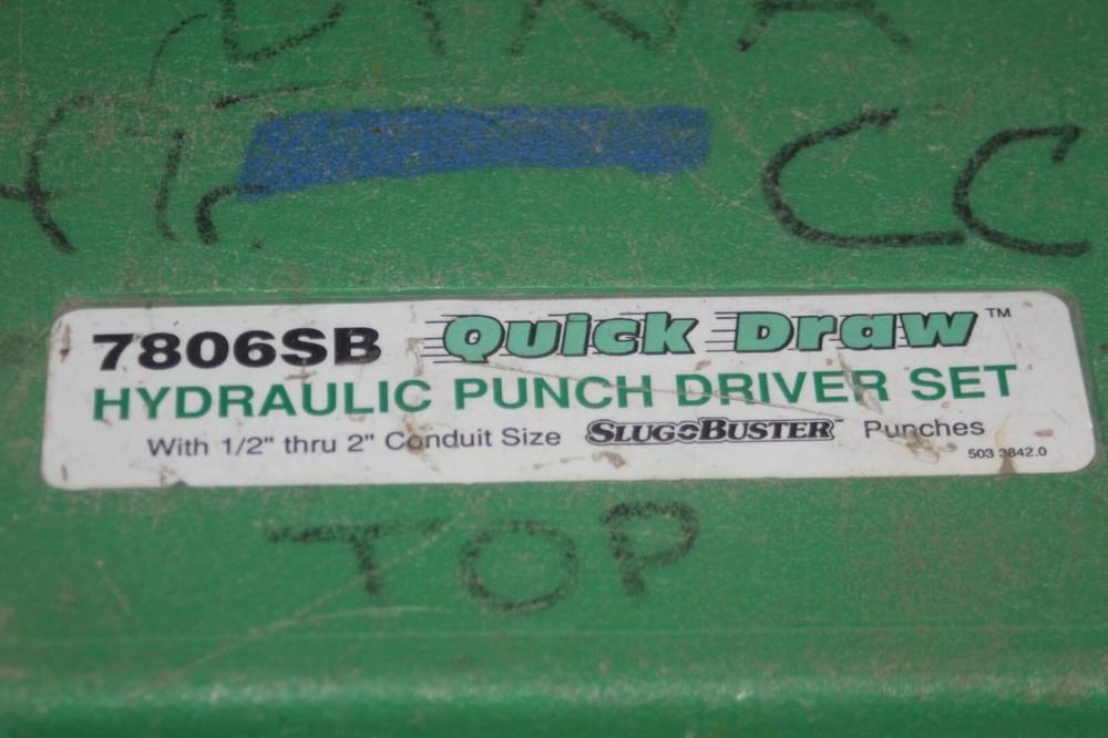 Greenlee Knockout Punch Driver Kit 7806-SB
