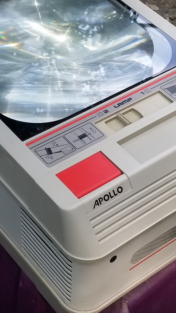 VINTAGE APOLLO ECLIPSE EDUCATIONAL OVERHEAD PROJECTOR SCHOOL ROOM