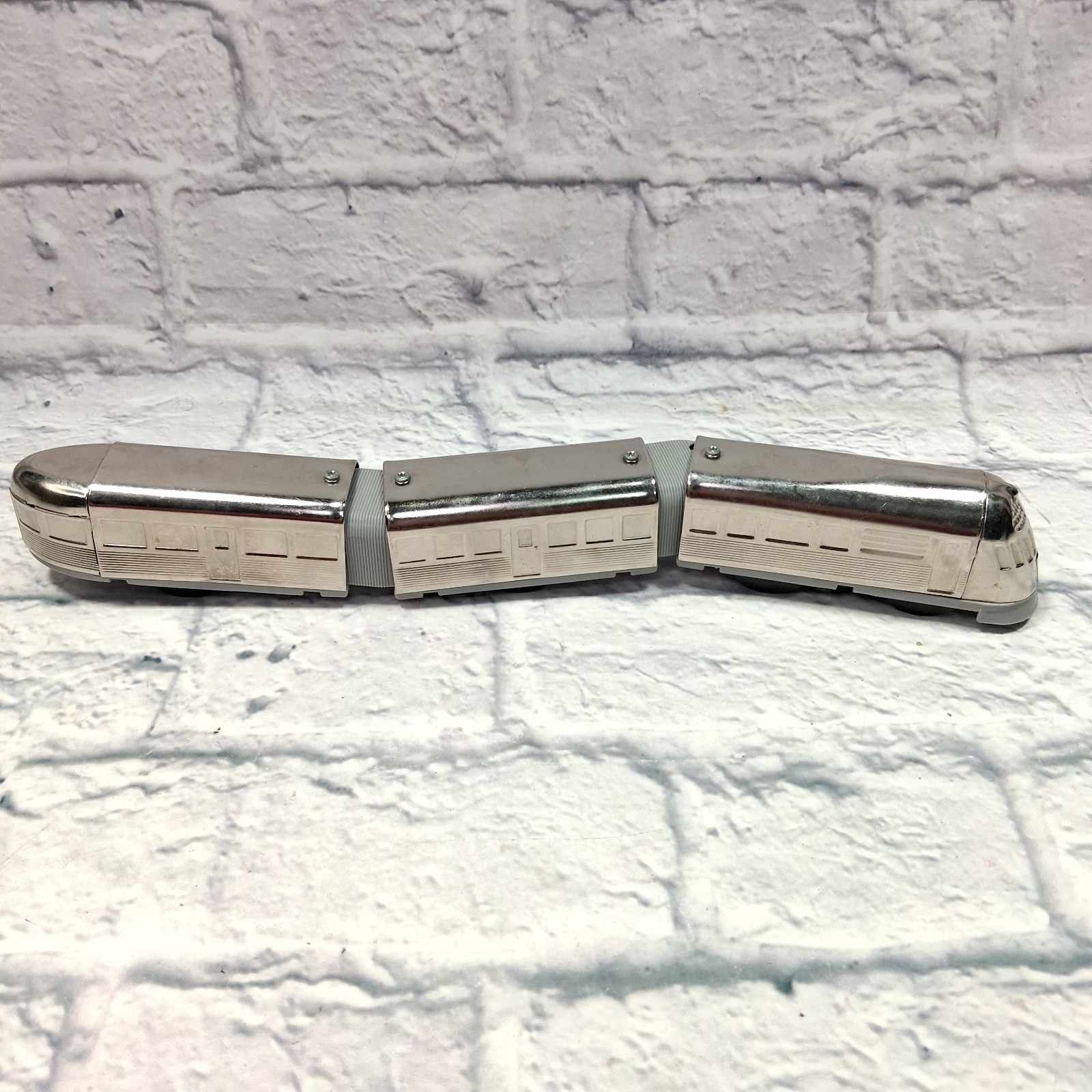 Streamliner Schyling 3-Piece Zephyr Wind Up Mechanical Toy Train NO KEY