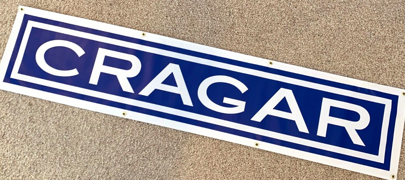 CRAGAR Garage Banner Sign (Large 16"x72")
