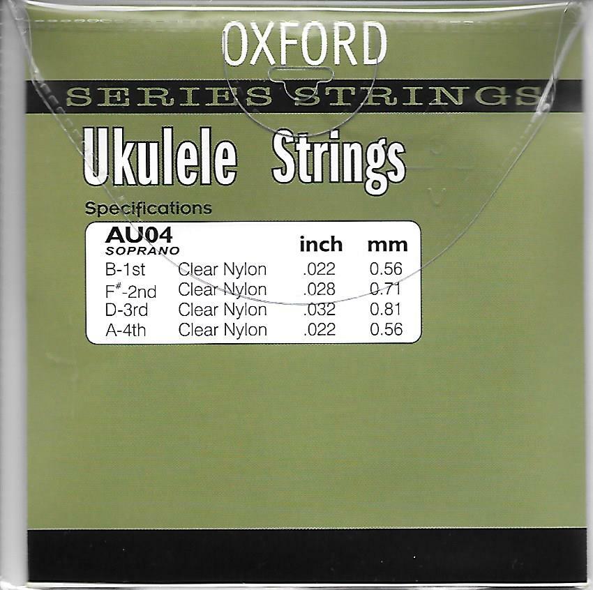 OXFORD UKULELE SOPRANO NYLON STRINGS AU04