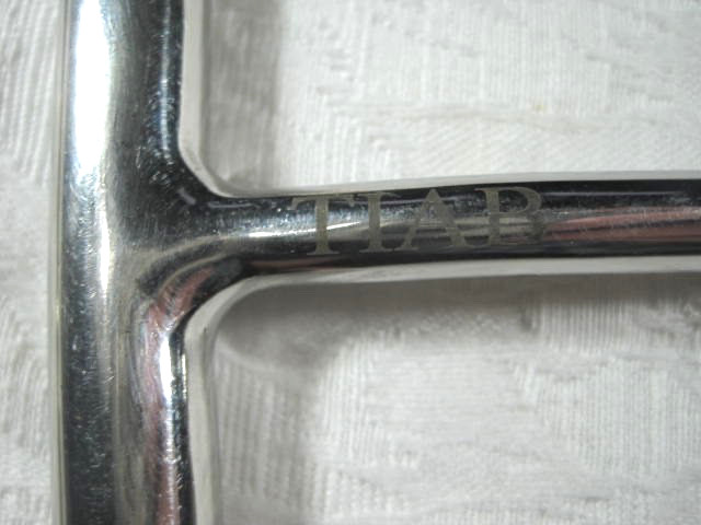 Horse Bit Dee Ring Snaffle Half Bike Chain Titanium 5.5''