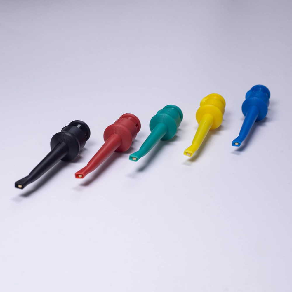 Test Hook Clip, Multimeter Test Lead Kit Hook Clip Probe Mini Grabber for Circui