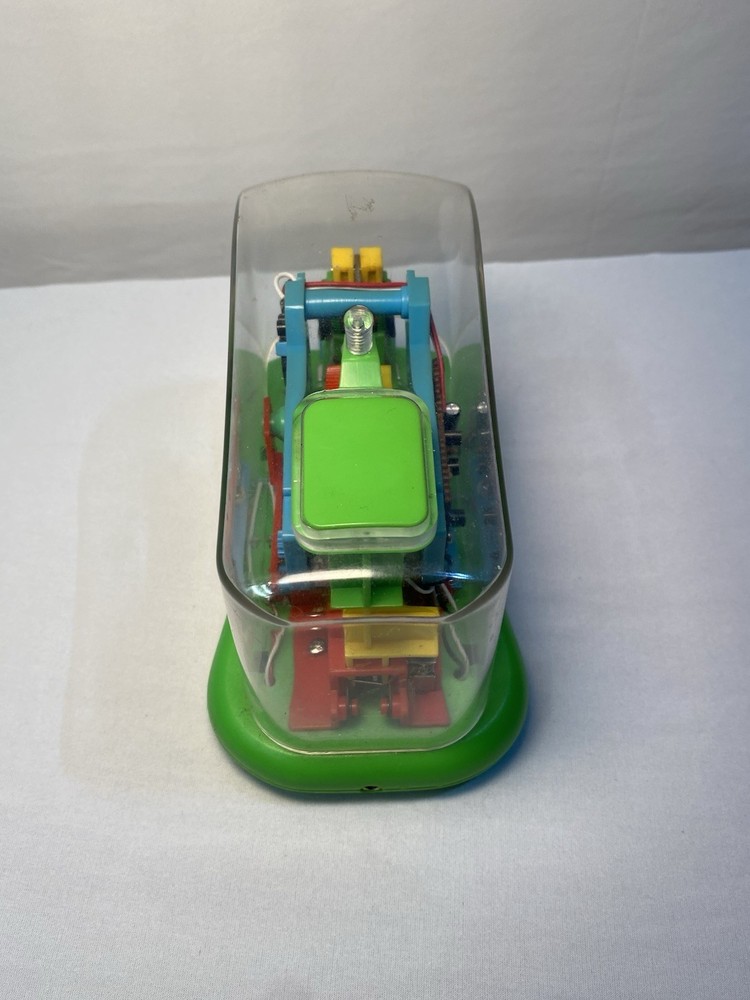 Swingline See Through Clear Stapler, Green Base, Automatic And Electric Untested