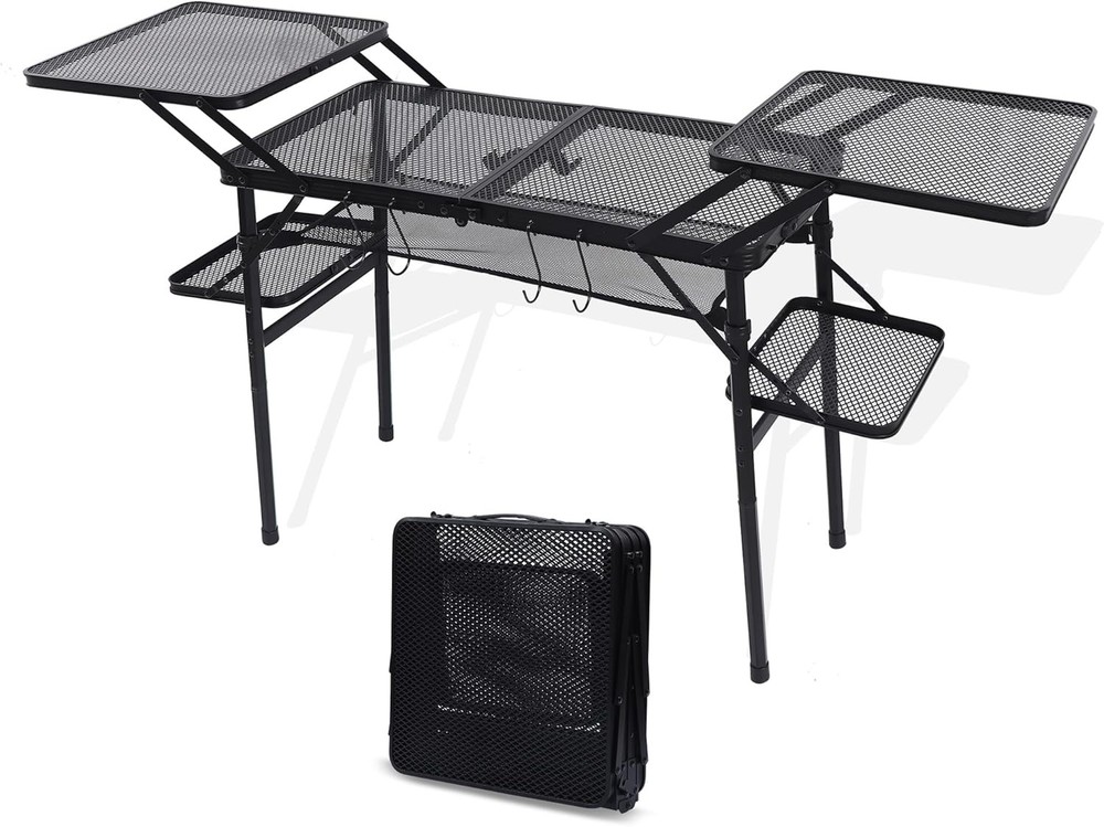 Camping Table Compact Folding Table Tailgate Grill Table Outdoor Tables Camping