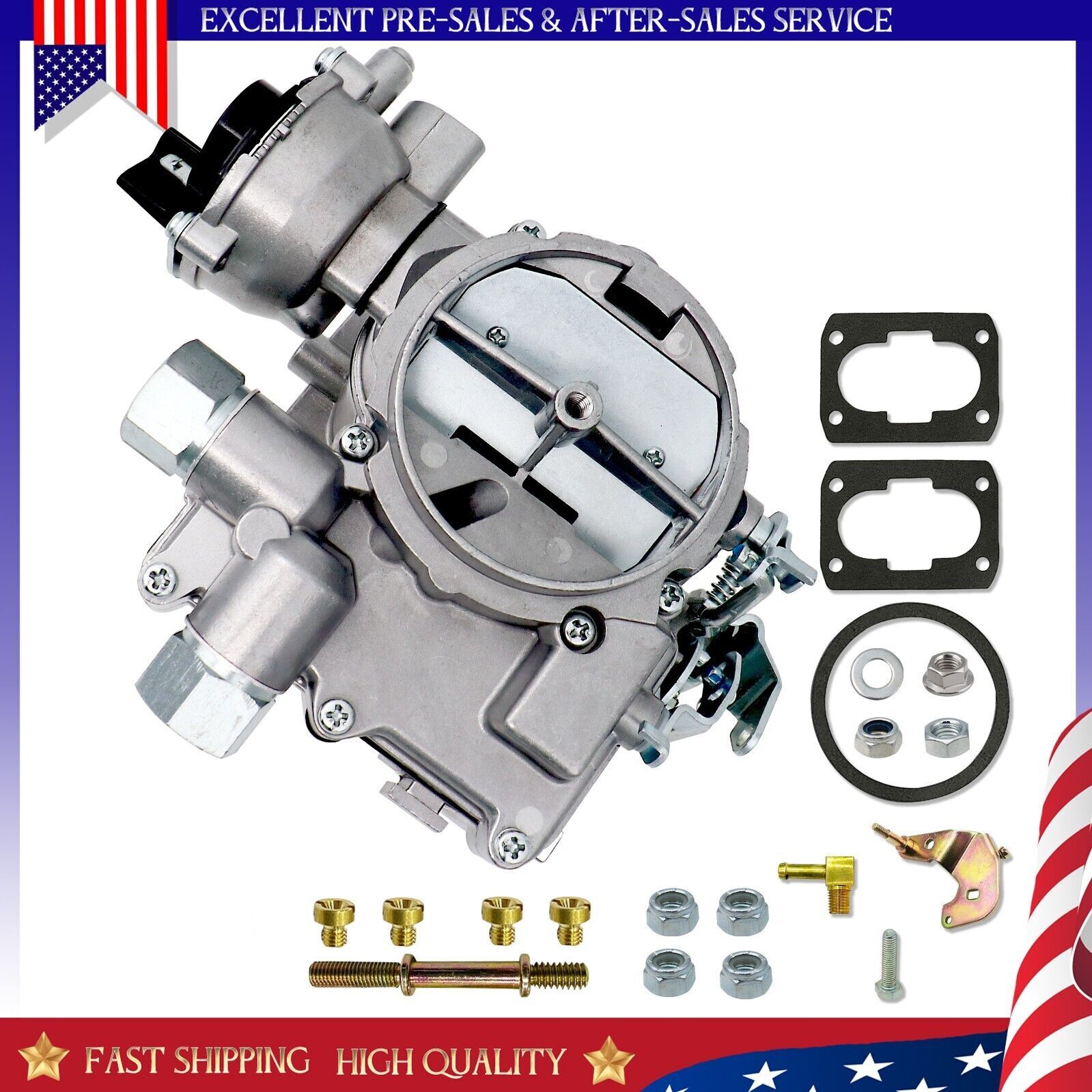 Carburetor for Mercruiser 4 Cylinder 2.5 L 3.0 L Rochester Mercarb Satin 🔥