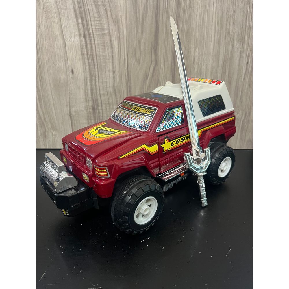 1987 Space Defender Battery Operated 1/14 Scale Variable Model Transformer Robot