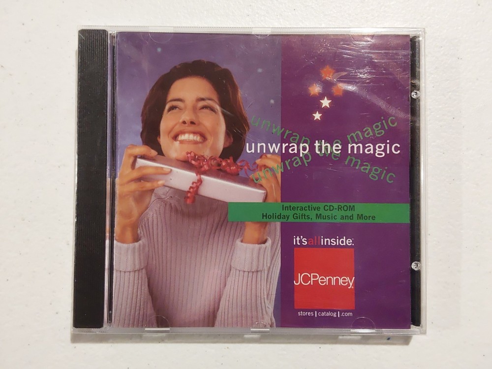 JCPenney Unwrap The Magic Interactive CD-ROM 2000 Unopened SEALED