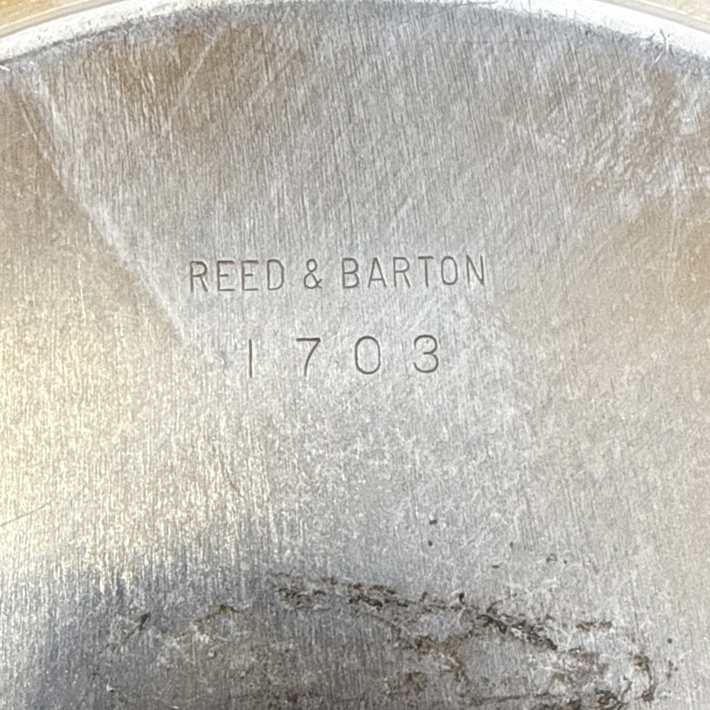 Silver Plated Plate Reed & Barton #1703 10.25” Serving Platter Sandwich Tray Vtg