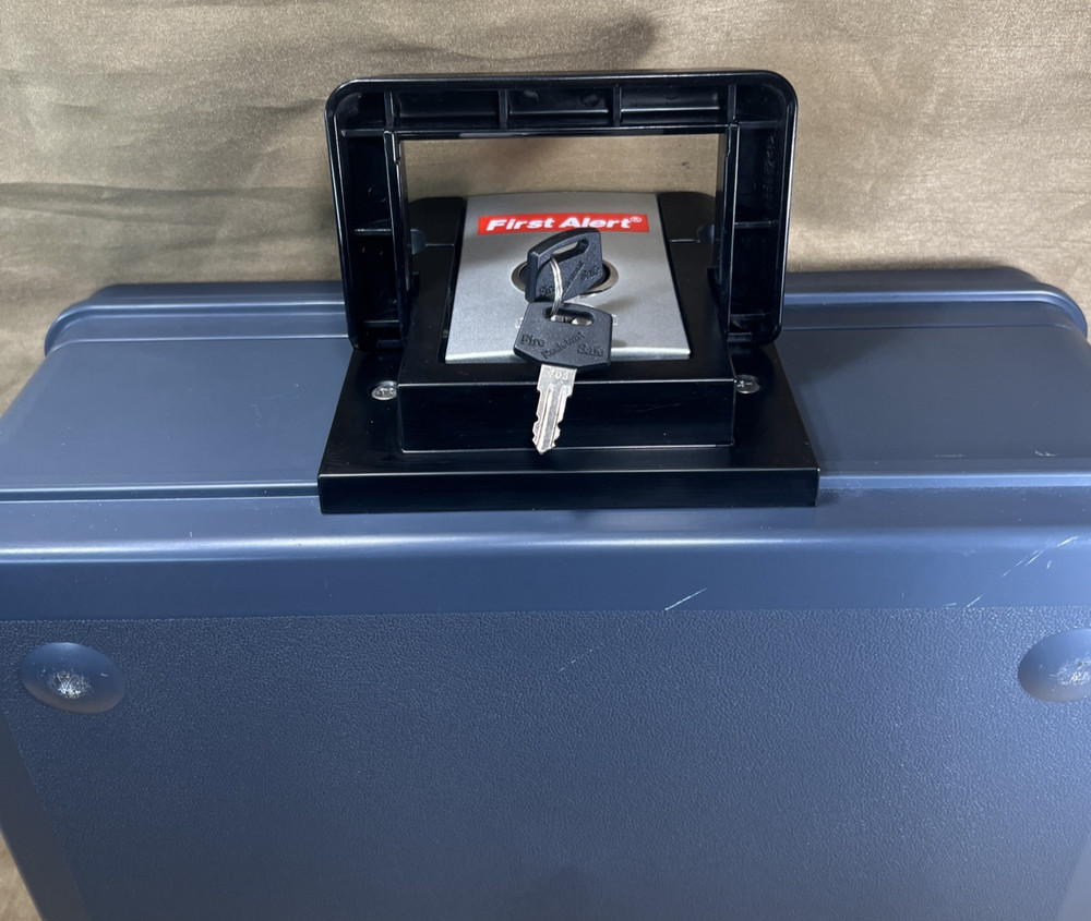 First Alert Fireproof Safe With Lock & 2 Keys
