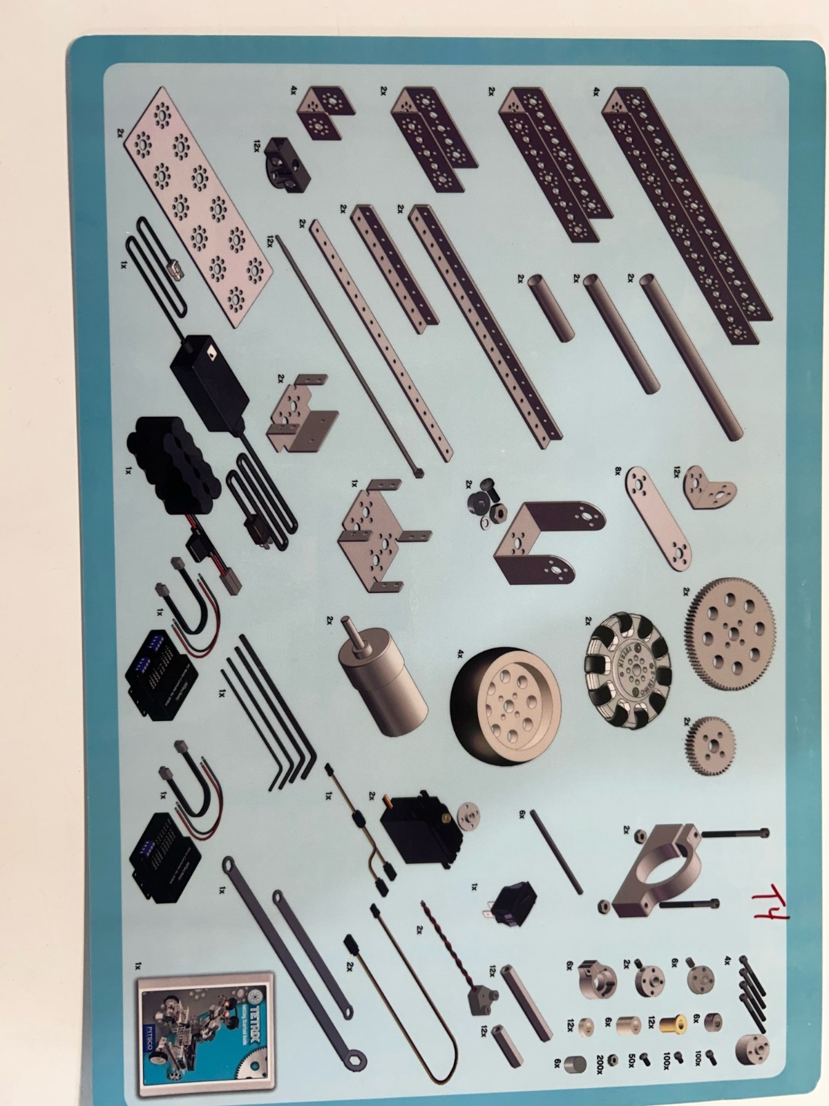 Pitsco TETRIX Robotics | Robot STEM Education Base Set 570 Pieces 739145 LEGO •