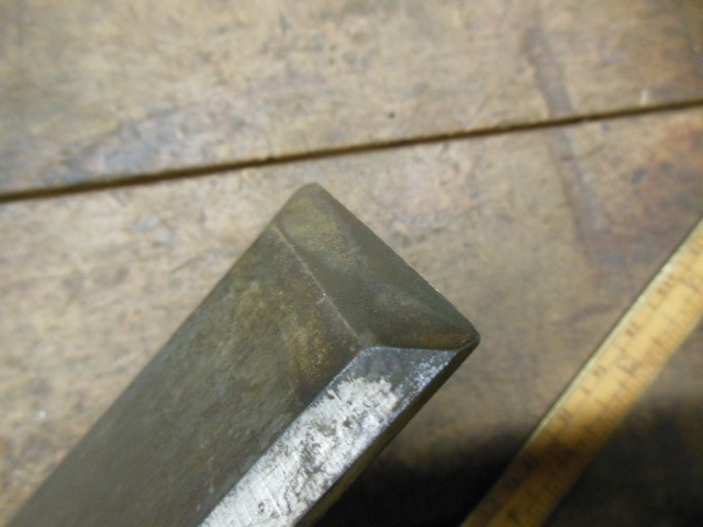 vintage AETCO USA bevel edge socket chisel 2" wide old carpenter tool