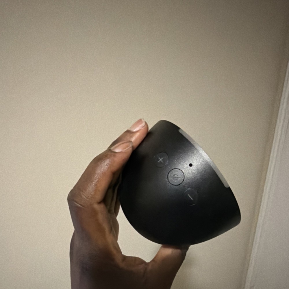 Amazon Echo Pop (4th Gen) Black Smart Speaker Alexa Bluetooth Wi-Fi