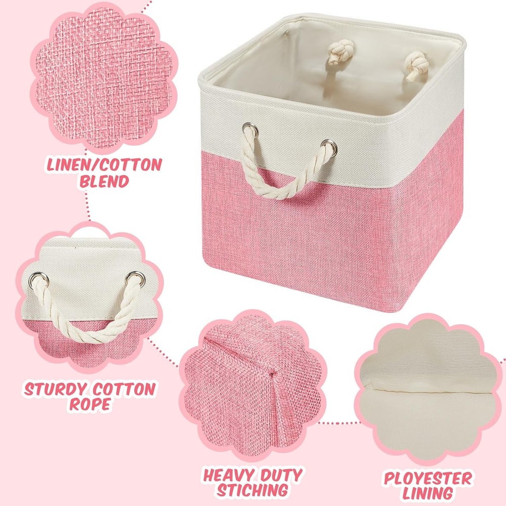 Cube Organizer Fabric Organizer Foldable Cube Basket