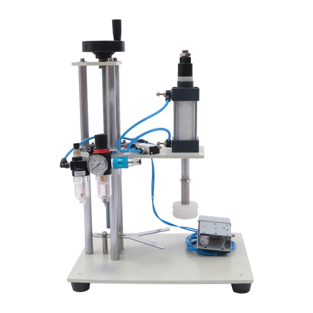 Perfume Bottle Capping Sealing Machine Pneumatic Crimper ​Lid Cap Machine 800W