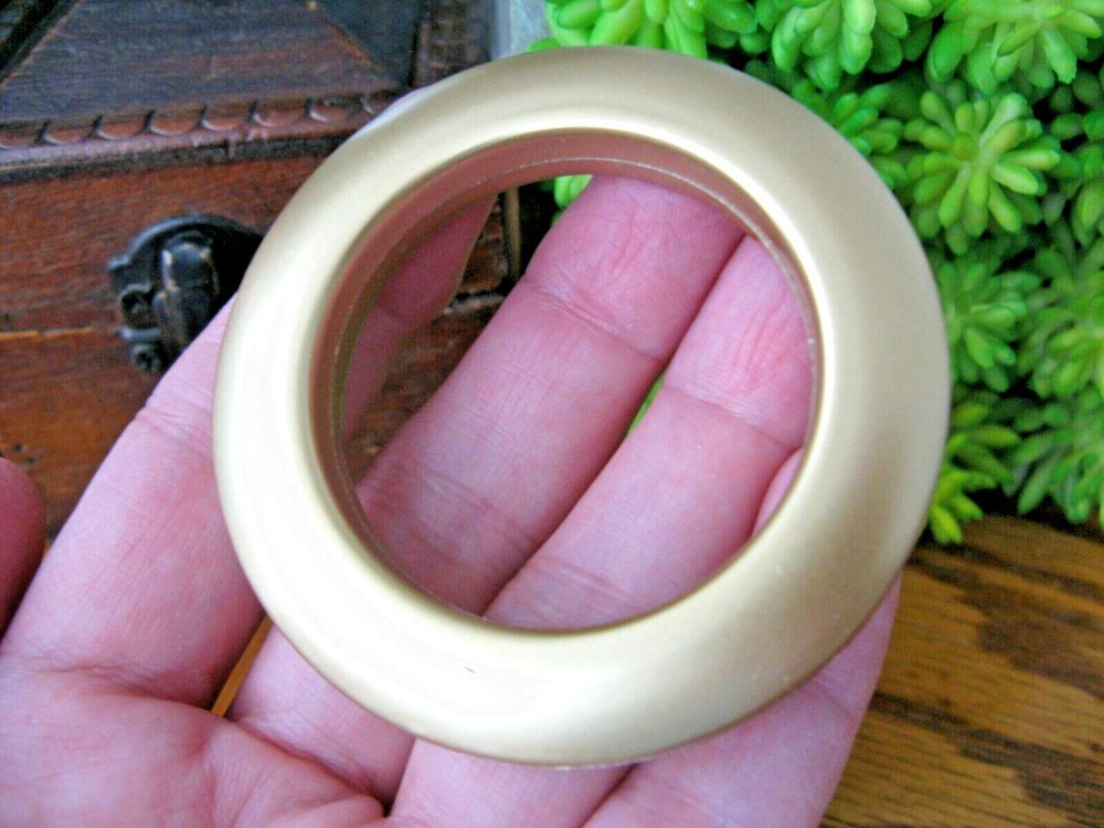 New Gold Acrylic Ring Sphere Baseball Display Stand - 2.39"