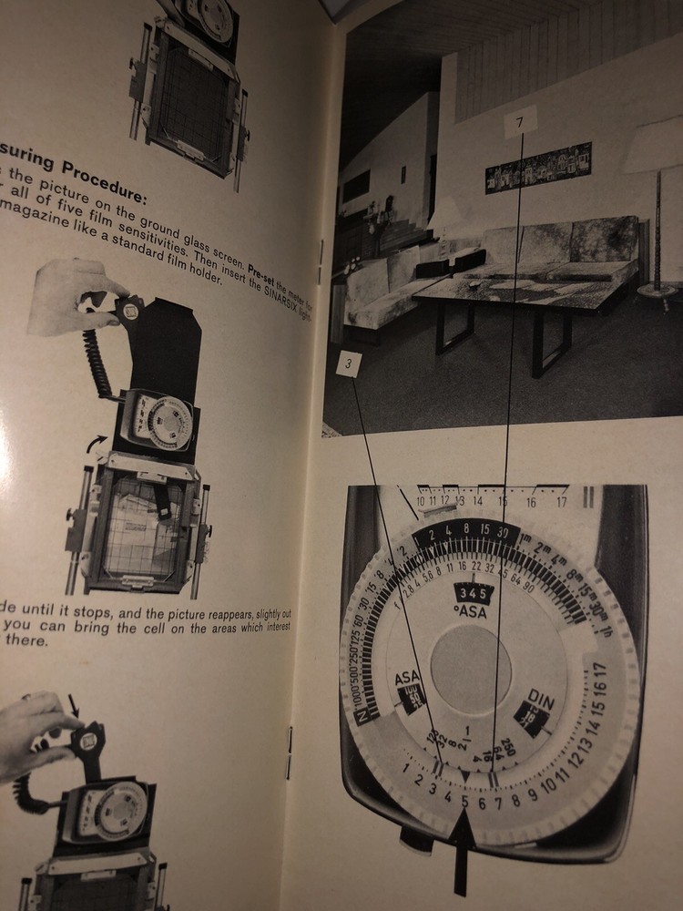 [Untested] Gossen Sinar Six Light Meter Set in Leather Case – Needs Cleaning