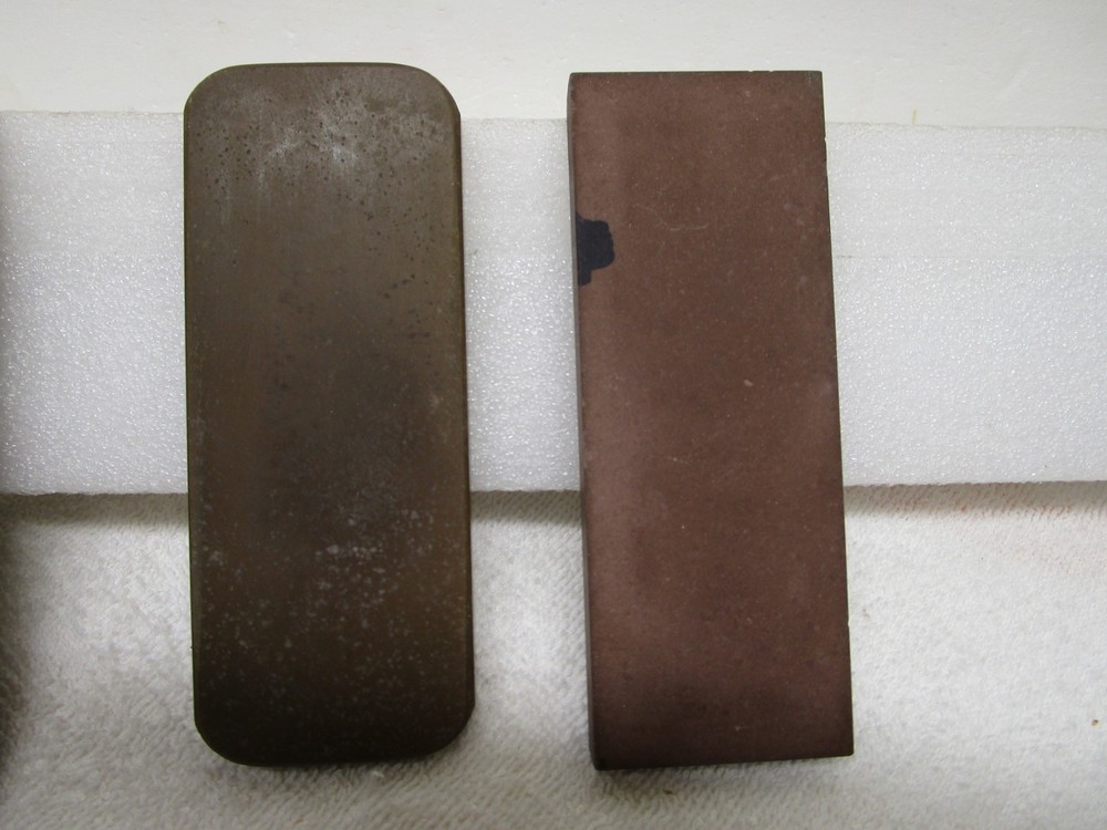 Vintage Amalgamite and Swotstein Sharpener Razor Hone Stone