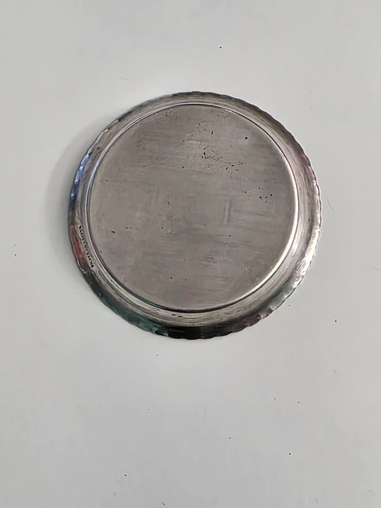 Silver Plated Trinket Tray 3in