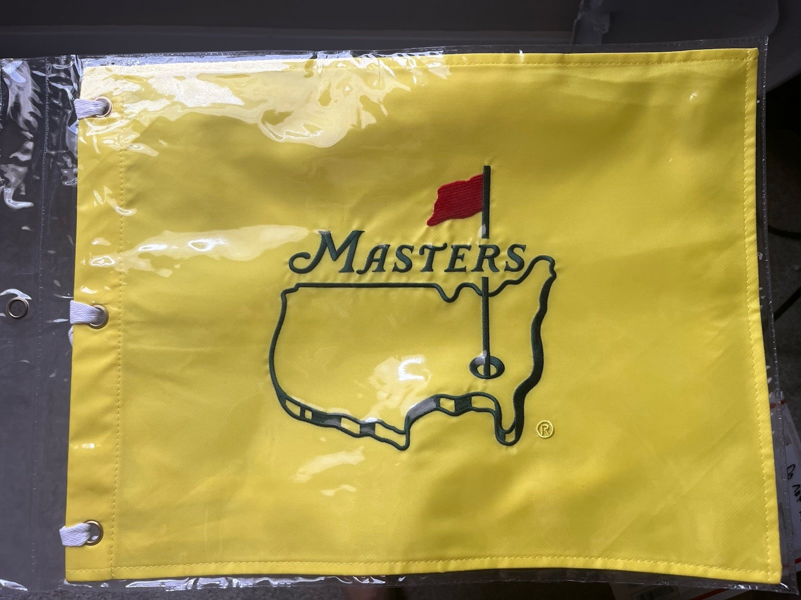 *NEW* THE MASTERS TOURNAMENT Undated Embroidered PGA Golf Augusta Pin Flag
