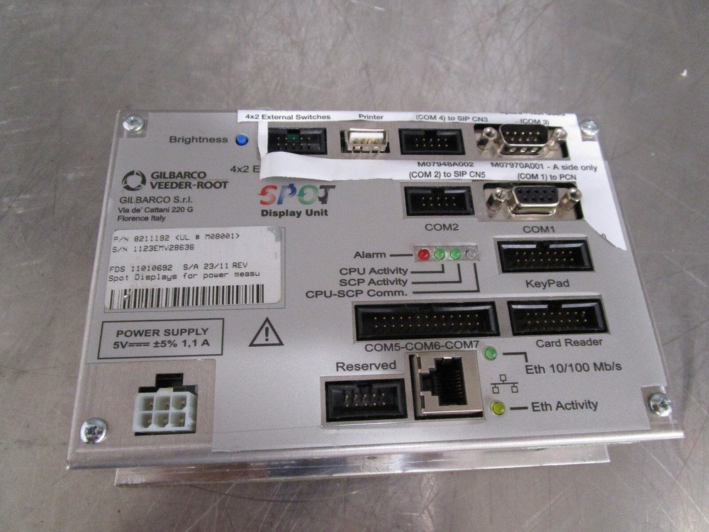 GILBARCO E8211192 M08001 VEEDER-ROOT SPOT DISPLAY UNIT