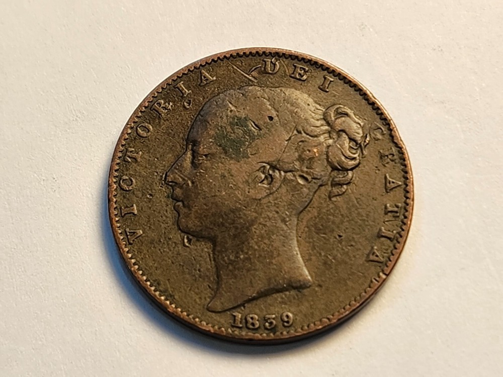 1839 Great Britain Farthing 1147