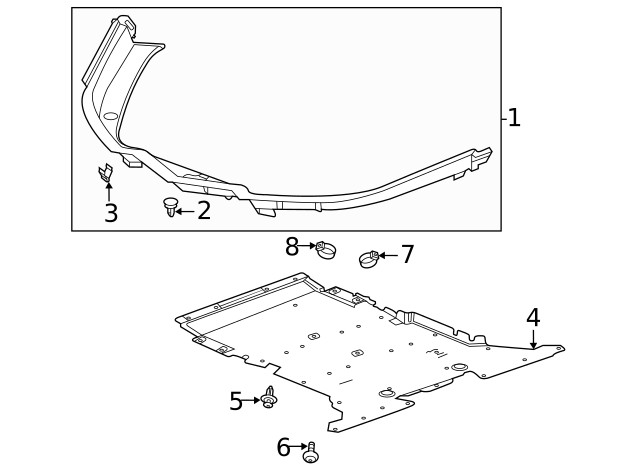 Genuine GM Front Compartment Insulator 84506343