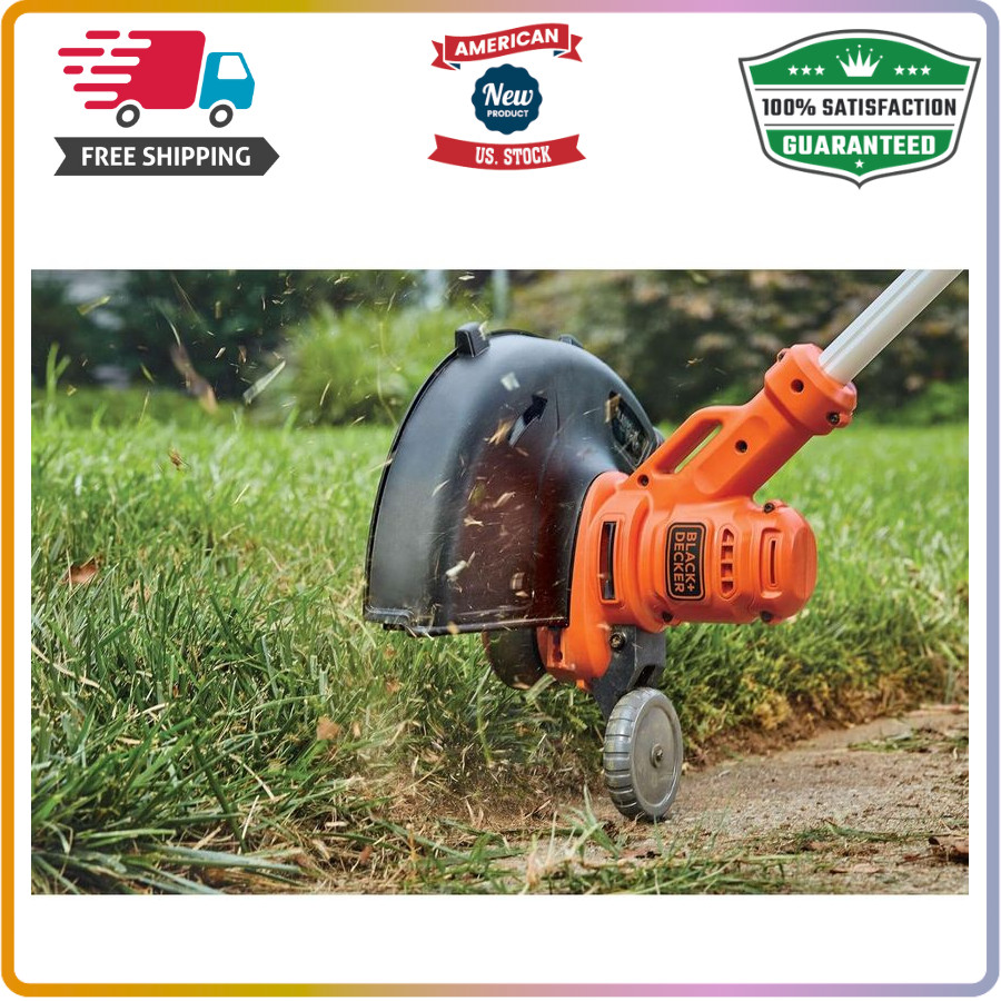 Corded 6.5A Weed Wacker with Auto Feed Spool, 14" Cut Width, Edger Mode