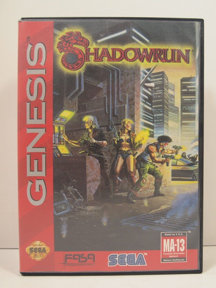 Shadowrun Case (SEGA Genesis) Authentic BOX ONLY