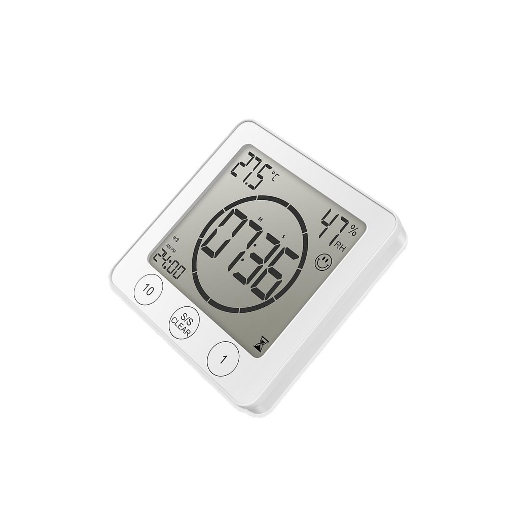 Indoor Electronic Thermometer Hygrometer ABS Plastic Countdown Timer