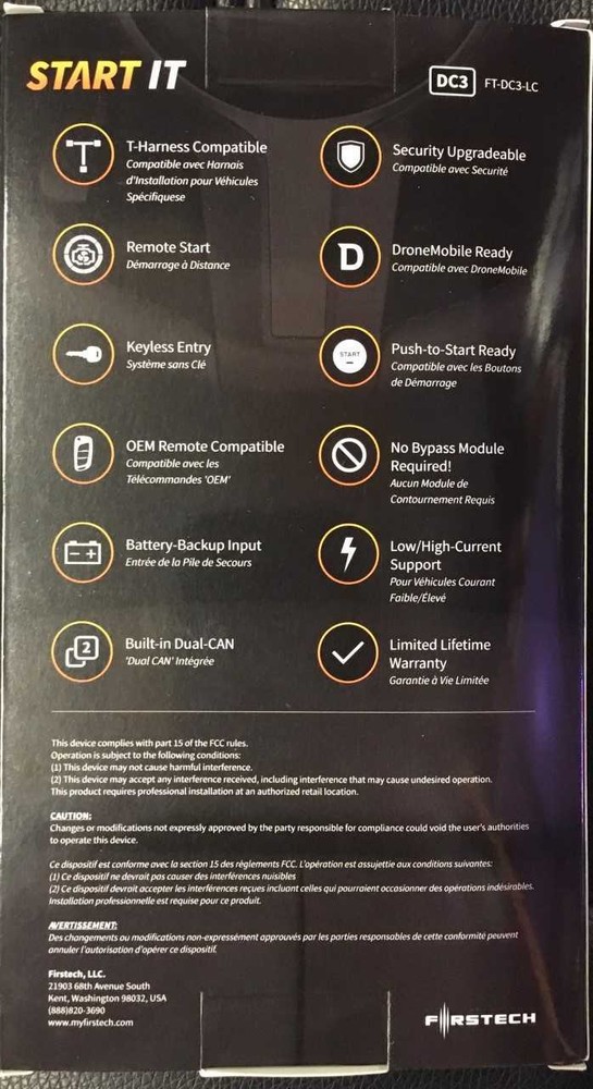 Compustar FT-DC3-LC Firstech Remote Start Module