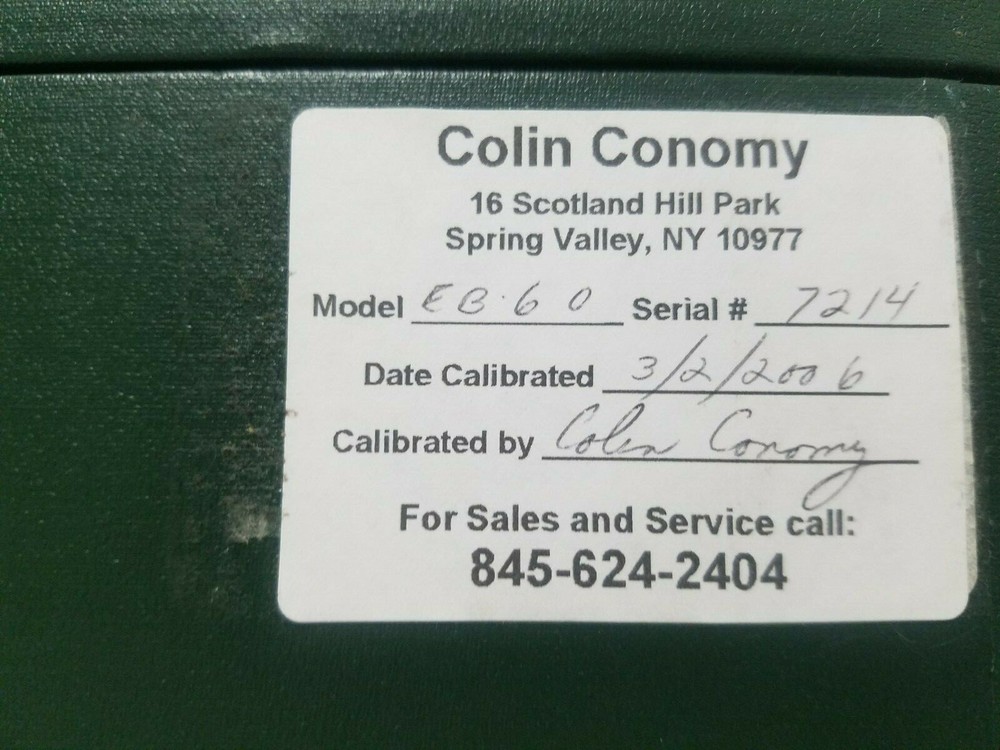 Eckstein Brothers Miniature Audiometer Model 60 Hearing Test 