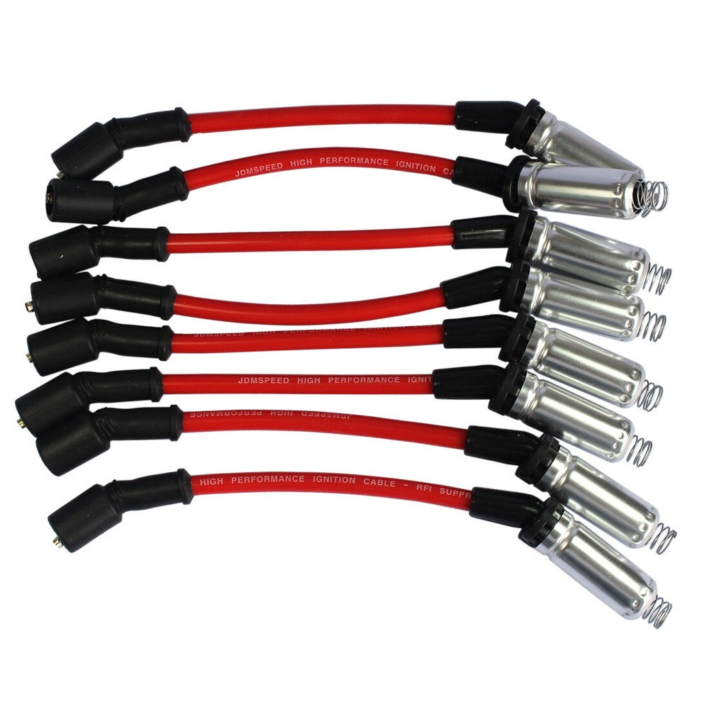 10.2MM High Performance Spark Plug Ignition Wire Kit For 2000-2009 CHEVY GMC
