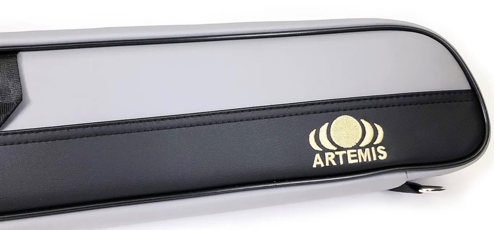 ARTEMIS CUE CASE BLACK / GREY 2x4 SOFT ** VERY GOOD QUALITY